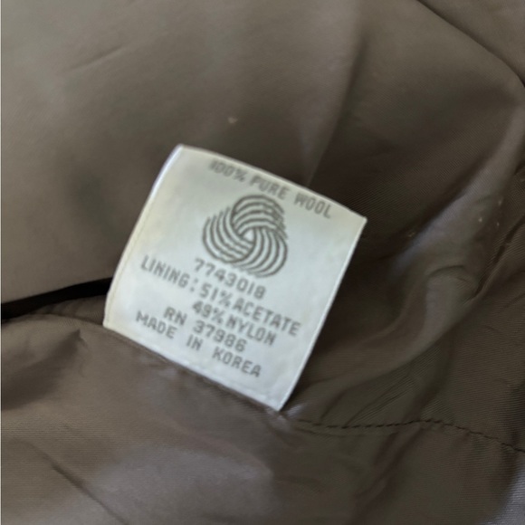 Vintage PEABODY HOUSE 100% Wool Crop Collarless Blazer, 11/12 - Picture 9 of 12